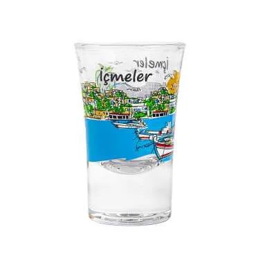 İçmeler Themed Printed Shot Glass 45x70 mm