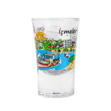 İçmeler Temalı Baskılı Shot Bardak 45x70 mm - Standart - 2