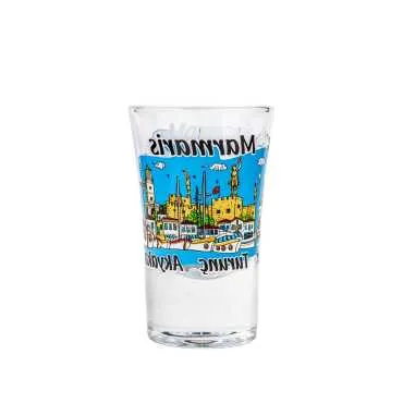 Marmaris Temalı Baskılı Shot Bardak 45x70 mm - Standart - 2
