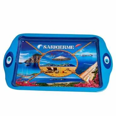 Sarıgerme Temalı Mini Metal Tepsi (25*16 Cm) Çift Yön Baskılı - Standart - 2