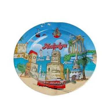 Antalya Bölgesi Temalı Metal Küllük 115Mm - Standart - 2
