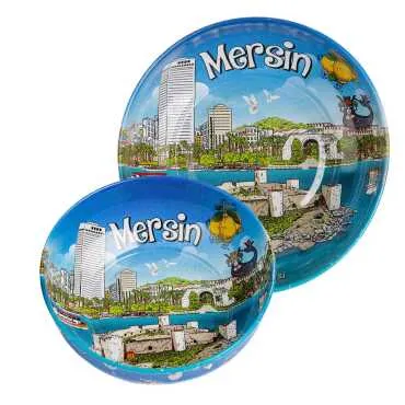Mersin Temalı Metal Kase 115 Mm