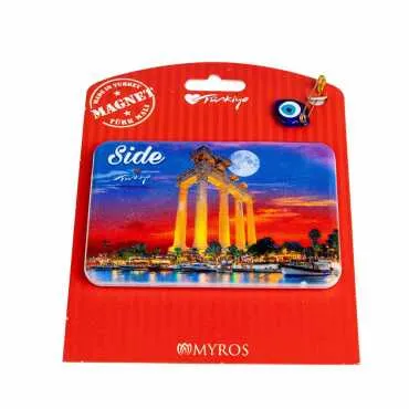 Side Themed UV Printed Carded Plastic Refrigerator Magnet - 2