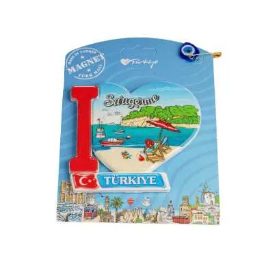 Sarıgerme Themed UV Printed Carded Plastic Refrigerator Magnet - Standart - 2