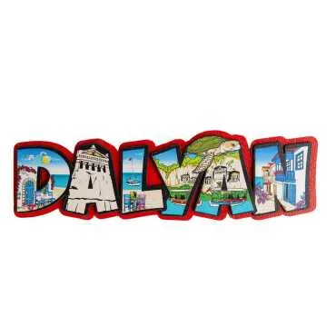 Dalyan Themed UV Printed Text Refrigerator Magnet - Standart