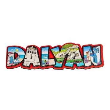Dalyan Themed UV Printed Text Refrigerator Magnet - Standart - 2