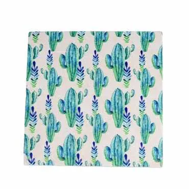 Cactus Themed Stone Coaster 100x100 mm