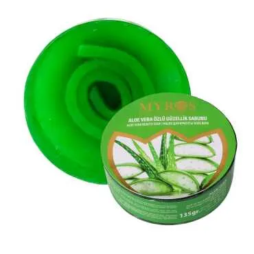 Yuvarlak Aloe Vera Özlü Güzellik Sabunu 135 Gr