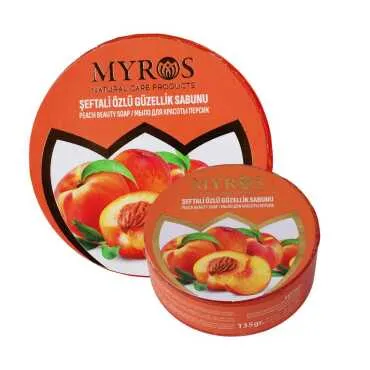 Yuvarlak Şeftali Özlü Güzellik Sabunu 135 Gr