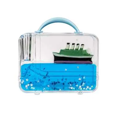 Blue Water Acrylic Square Bag - 2