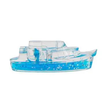 Blue Acrylic Boat with Water - Standart - 2