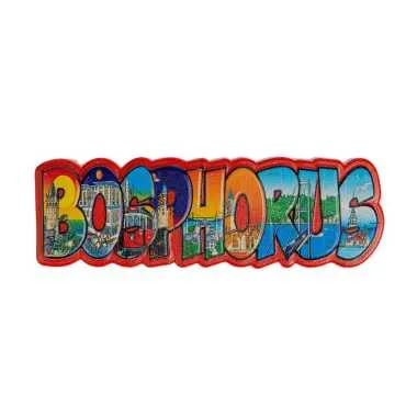 Toptan Myros  İstanbul Temalı Yöresel Polyester Magnet - 19