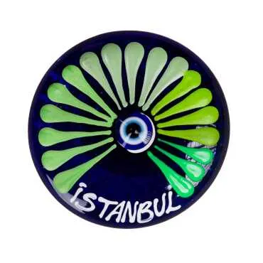 İstanbul Temalı Nazar Mandala Magnet - 6