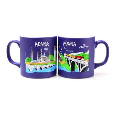 Adana Themed Customised Serigraphy Printed Ceramic Mug 82x90 mm - 3