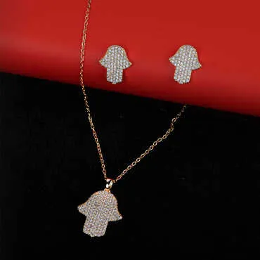 Steel Necklace Set - Standart - 10