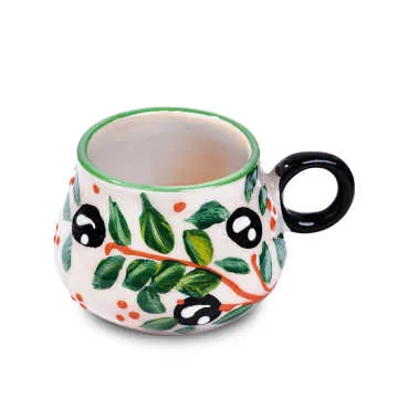 Olive Curved Mug - Standart - 2