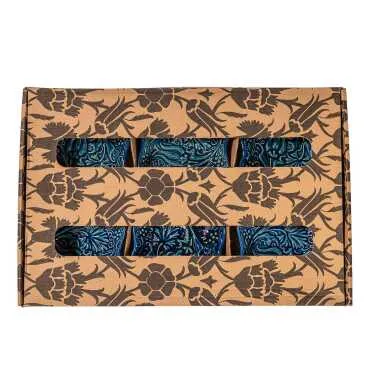 Turkuaz Altılı Kutulu Yonca Çerezlik
