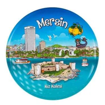 Mersin Themed Metal Trivet
