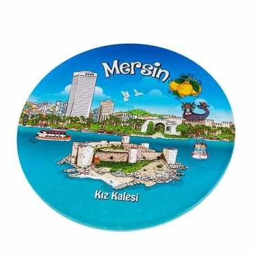 Mersin Themed Metal Trivet - Standart - 2