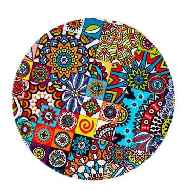 Mandala Temalı Metal Nihale