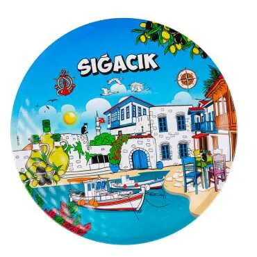 Sığacık Themed Metal Trivet