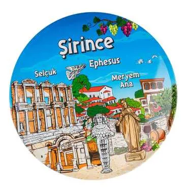 Şirince Themed Metal Trivet