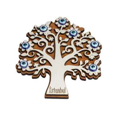 Istanbul Themed Myros Wooden Refrigerator Magnet - Standart - 2