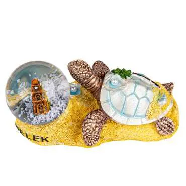 Belek Themed Polyester Pearl Caretta Water Bottle 45 mm - Standart