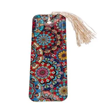 Mandala Themed Myros Metal Bookmark - 5