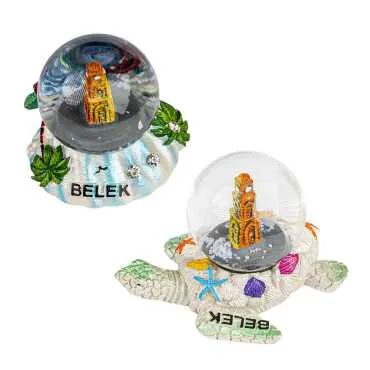 Belek Themed Polyester Water Globe 45 mm - 2