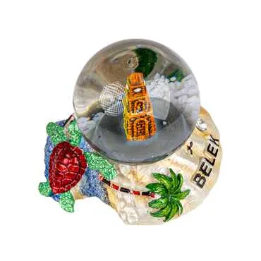 Belek Themed Polyester Water Globe 45 mm - 3
