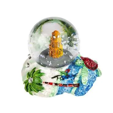 Belek Themed Polyester Water Globe 45 mm - 6
