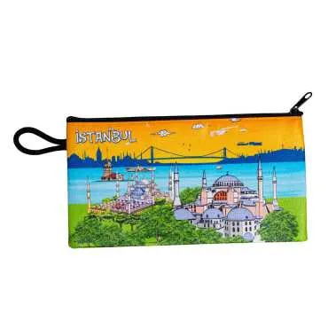 İstanbul Themed Myros Wallet 183x97x8 mm