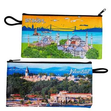 İstanbul Themed Myros Wallet 183x97x8 mm - 2