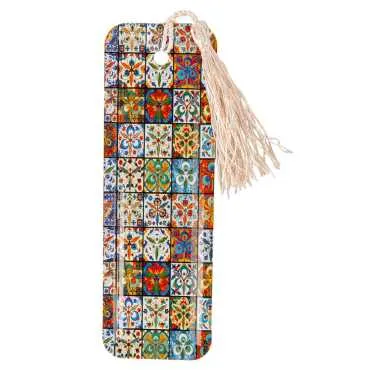 Mandala Themed Myros Metal Bookmark - 6