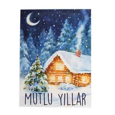 Yılbaşı Temalı Kartpostal - Standart - 6