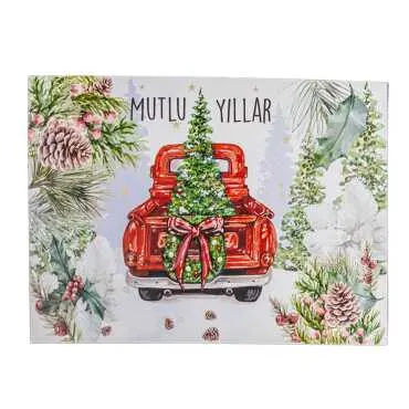 Yılbaşı Temalı Kartpostal - Standart - 7