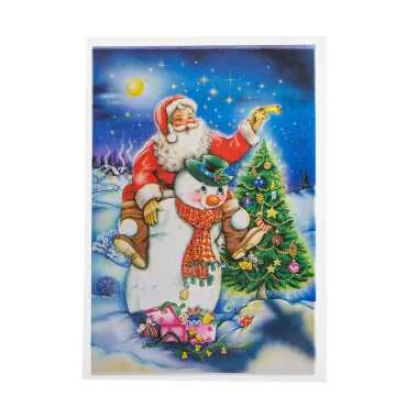 Yılbaşı Temalı Kartpostal - Standart - 13