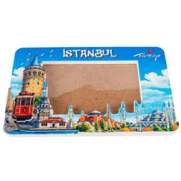 İstanbul Temalı Myros Uv Polyester Fotoğraf Çerçevesi - Standart - 2