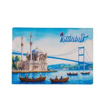 İstanbul Temalı Kanvas Şövale Tablo 70x100 mm - 9