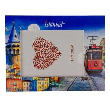 İstanbul Temalı Uv Baskılı Fotoğraf Çerçevesi 15x20 cm - 4