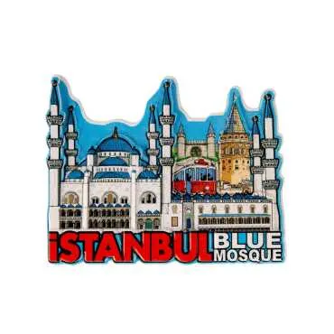 Toptan Myros  İstanbul Temalı Yöresel Polyester Magnet - 20