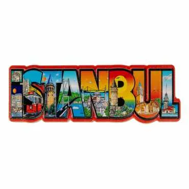 Toptan Myros  İstanbul Temalı Yöresel Polyester Magnet - 25