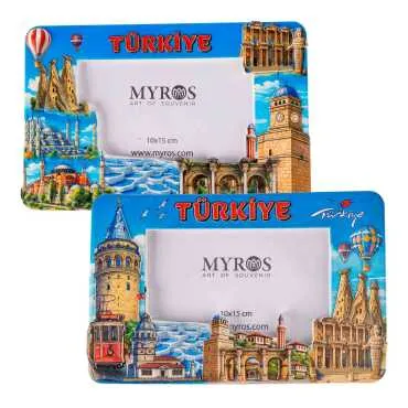Türkiye Temalı Myros Uv Polyester Fotoğraf Çerçevesi - 2