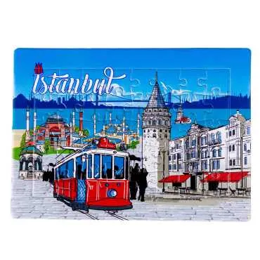 Istanbul Themed Customised Paper Jigsaw Puzzle 130x180 mm - 2