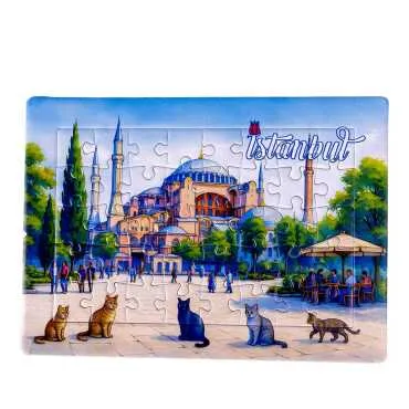 Istanbul Themed Customised Paper Jigsaw Puzzle 130x180 mm - 5