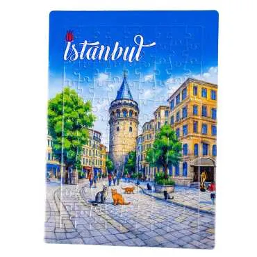 Istanbul Themed Customised Paper Jigsaw Puzzle 190x270 mm - 8