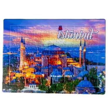 Istanbul Themed Customised Paper Jigsaw Puzzle 190x270 mm - 3