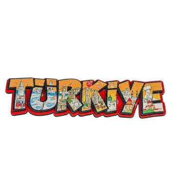 Wholesale Turkey Themed Myros Uv Yazi Magnet - 3
