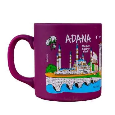 Adana Themed Customised Serigraphy Printed Ceramic Mug 82x90 mm - 5
